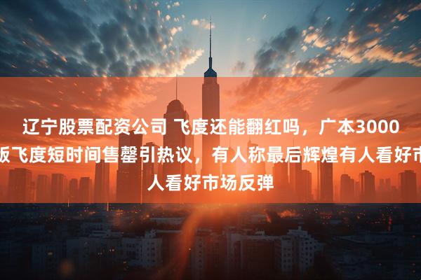 辽宁股票配资公司 飞度还能翻红吗，广本3000台限量版飞度短时间售罄引热议，有人称最后辉煌有人看好市场反弹