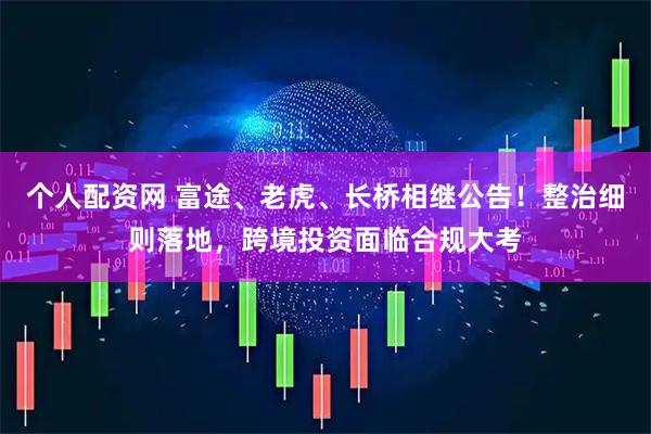 个人配资网 富途、老虎、长桥相继公告！整治细则落地，跨境投资面临合规大考